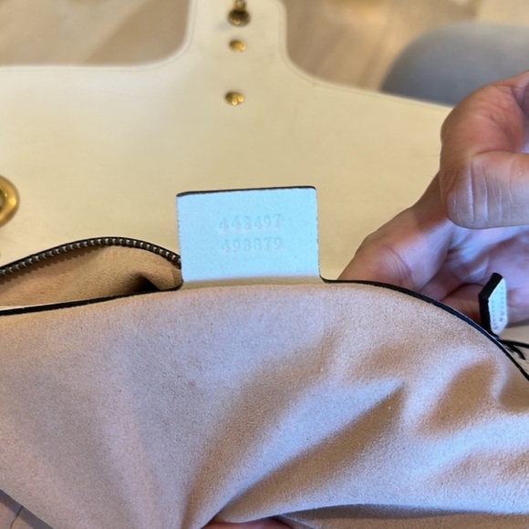 Gucci GG marmot chain bag in off white - Picture 7 of 13